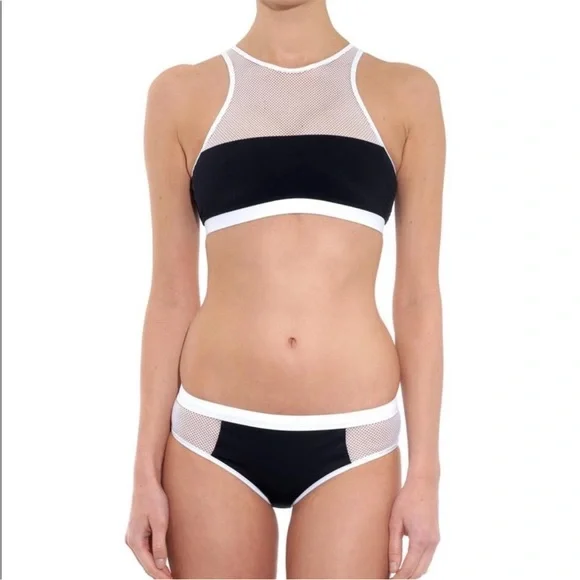 T by Alexander Wang Swim T By Alexander Wang Black And White